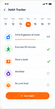 LifeDesk habit tracker with daily habits